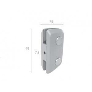 1231 - SUPORTE  COM  PONTO DE GIRO PARA  BASC